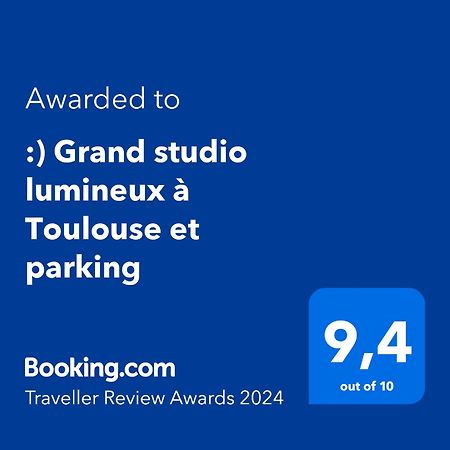 :) Grand Studio Lumineux A Toulouse Et Parking 외부 사진
