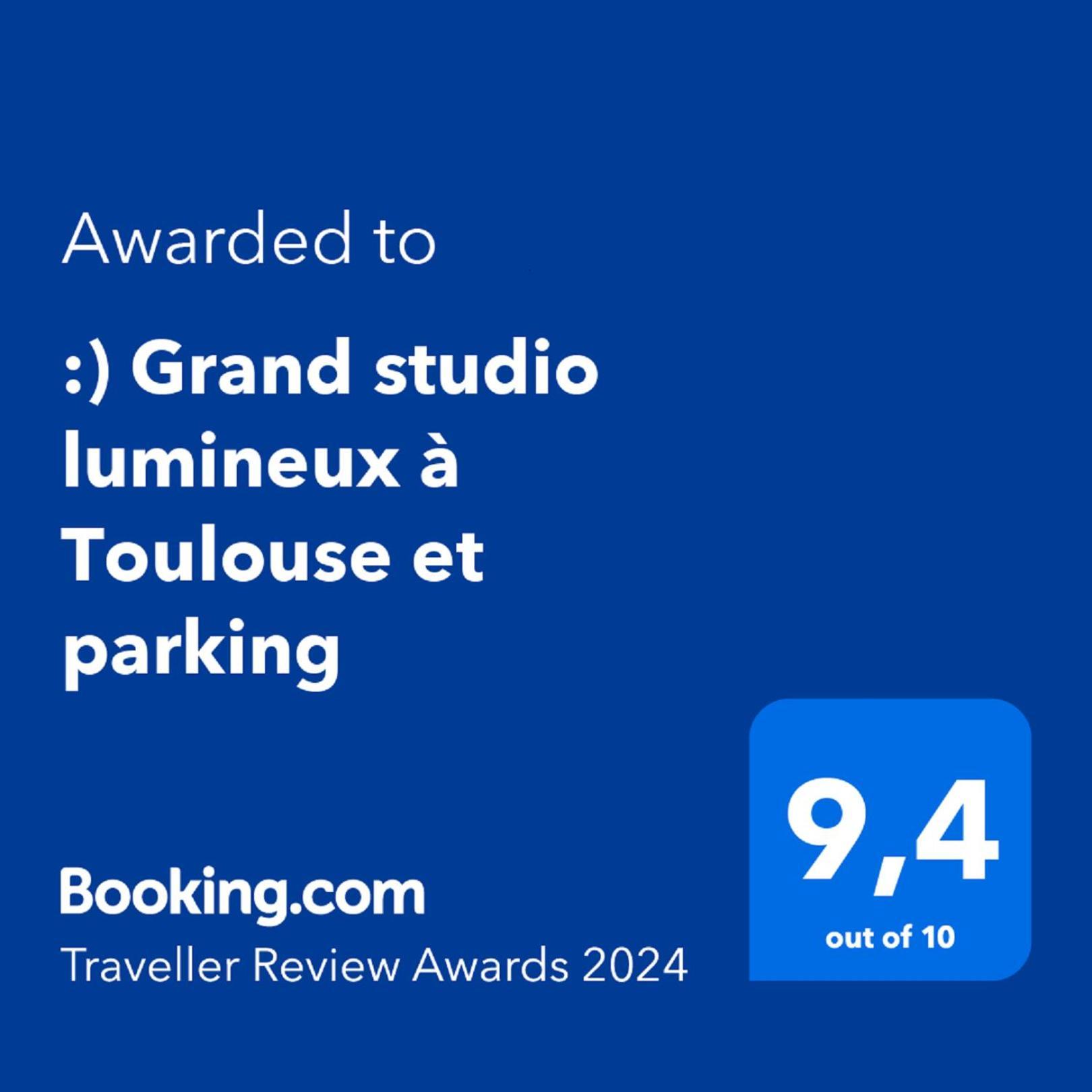 :) Grand Studio Lumineux A Toulouse Et Parking 외부 사진
